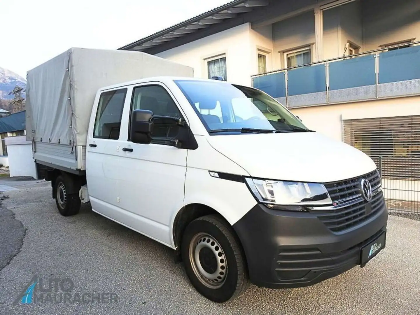 Volkswagen T6.1 Transporter DOKA 2,0 TDI Pritsche 4Motion*NETTO 29.990,-* Weiß - 2