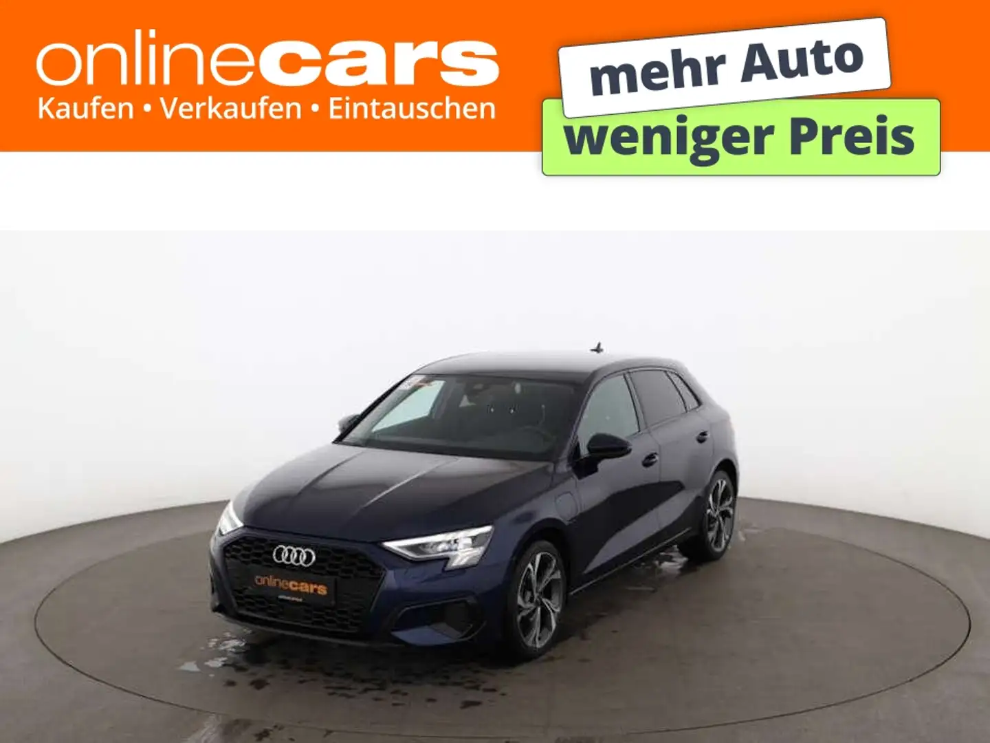 Audi A3 SB 40 TFSI e advanced Aut LED RADAR NAVI PDC Blau - 1