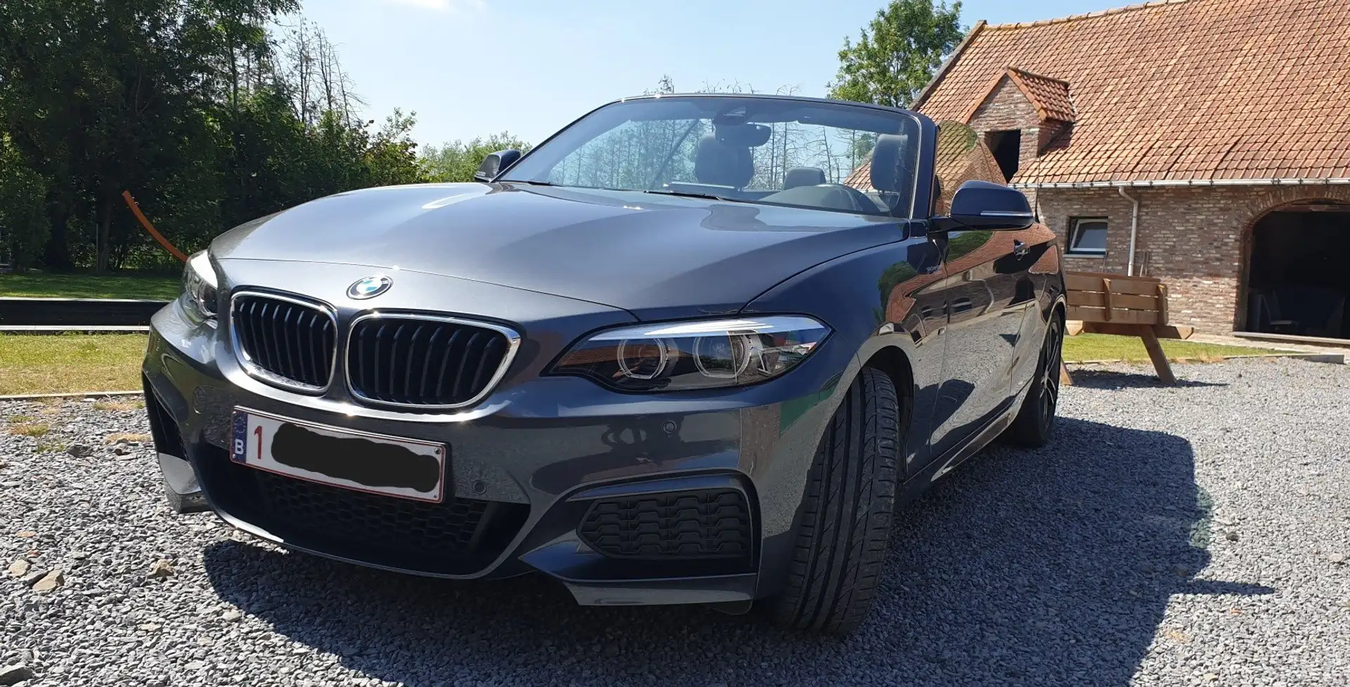 BMW 218 218i Cabrio Aut. M Sport Gris - 1