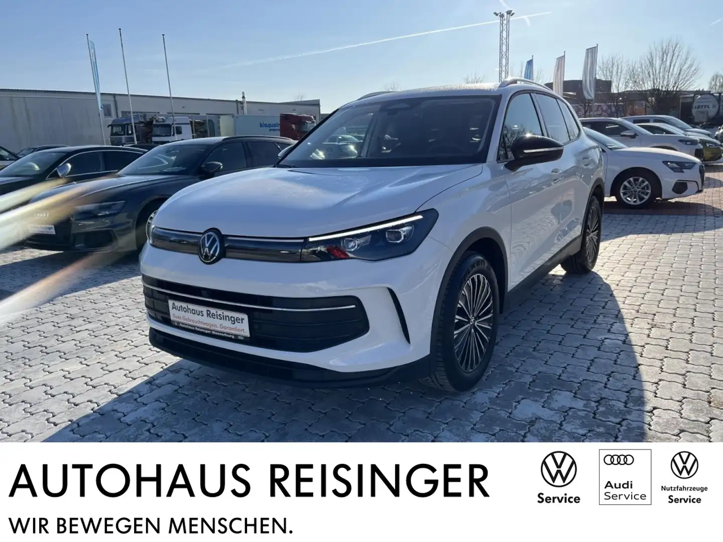 Volkswagen Tiguan 1.5 eTSI DSG Goal (LED+NAVI+ACC+AHK+Area.RearView) Weiß - 1