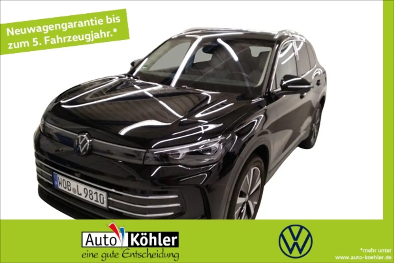 Volkswagen Tiguan Elegance 4M TDi DSG Matrix/CarPlay/AHK Schwarz - 1