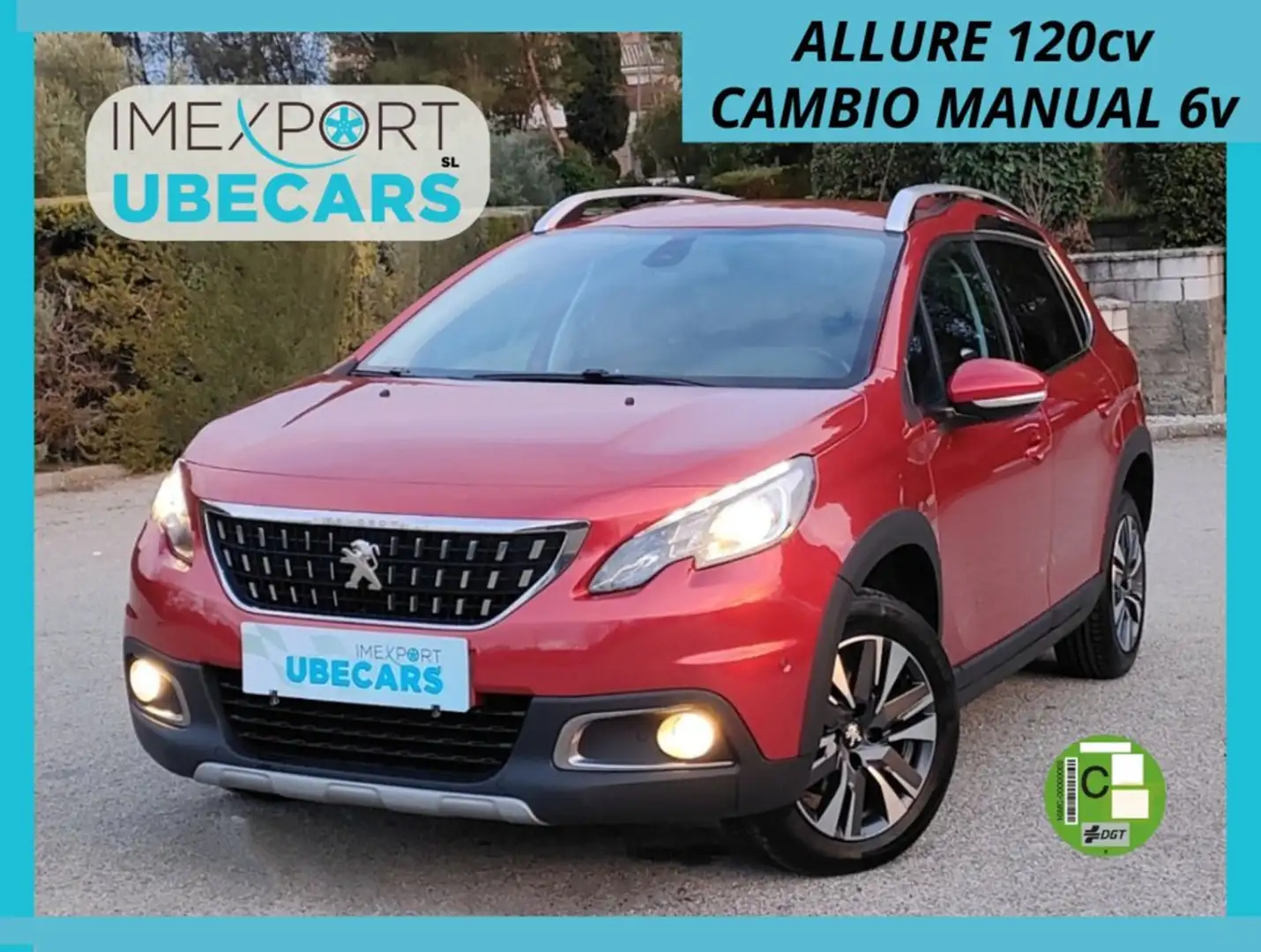 Peugeot 2008 1.6 BlueHDI S&S Allure 120 Rot - 1