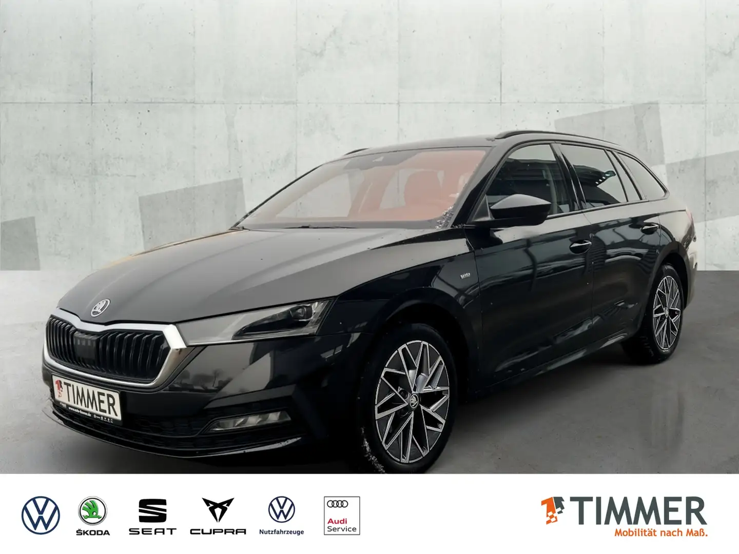 Skoda Octavia Combi 1.5 eTSI DSG TOUR +AHK +MATRIX +ACC +NAVI + Schwarz - 1