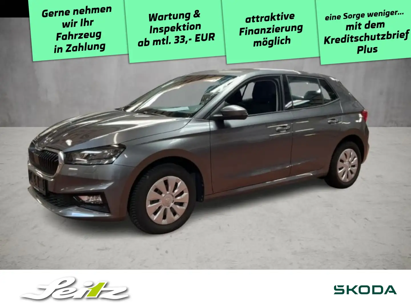 Skoda Fabia 1.0 MPI Essence *LED*PARKSENSOR*DAB* Grijs - 1