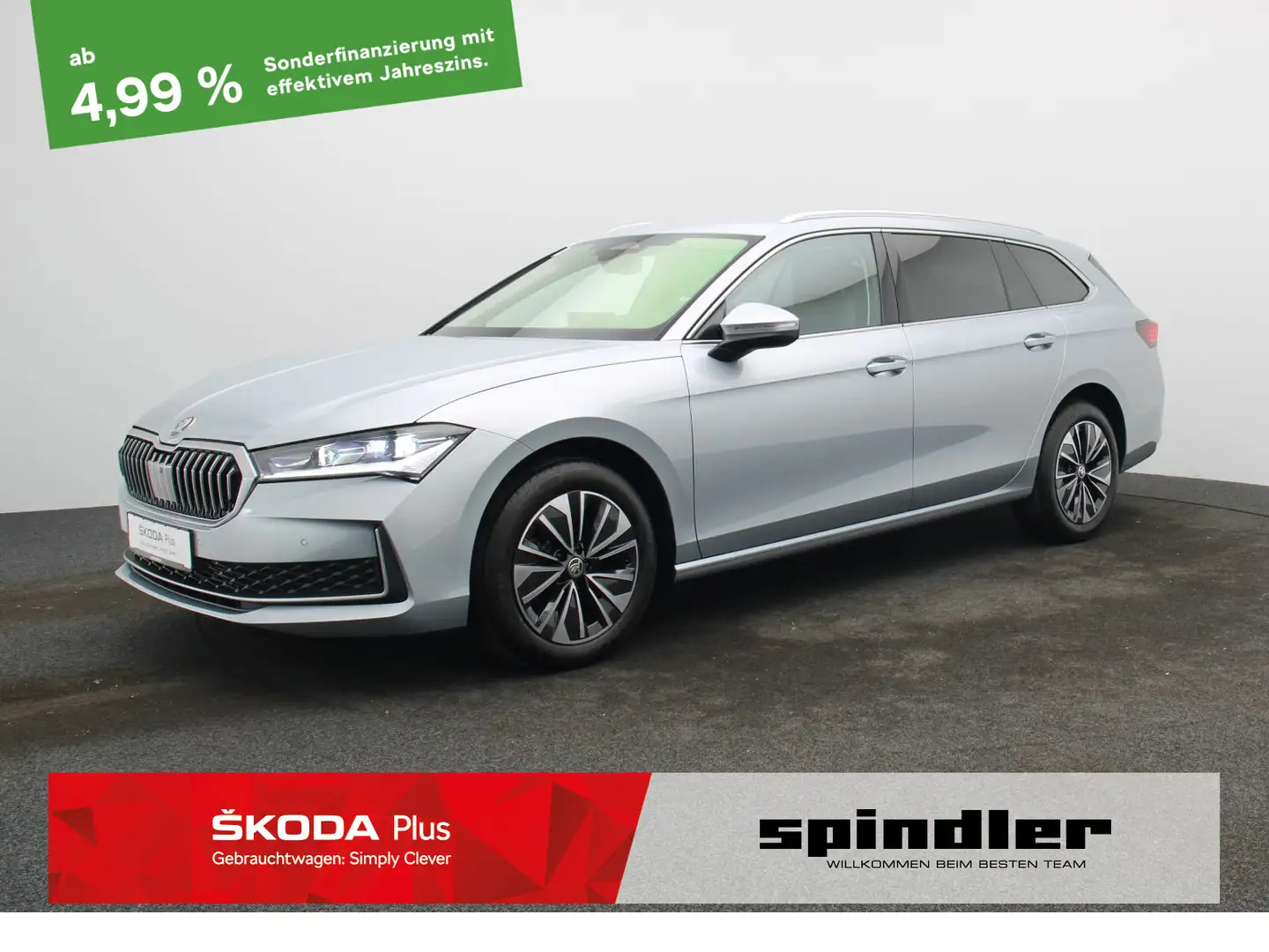 Skoda Superb Combi Selection 2.0 TDI DSG / Matrix, AHK Silber - 1