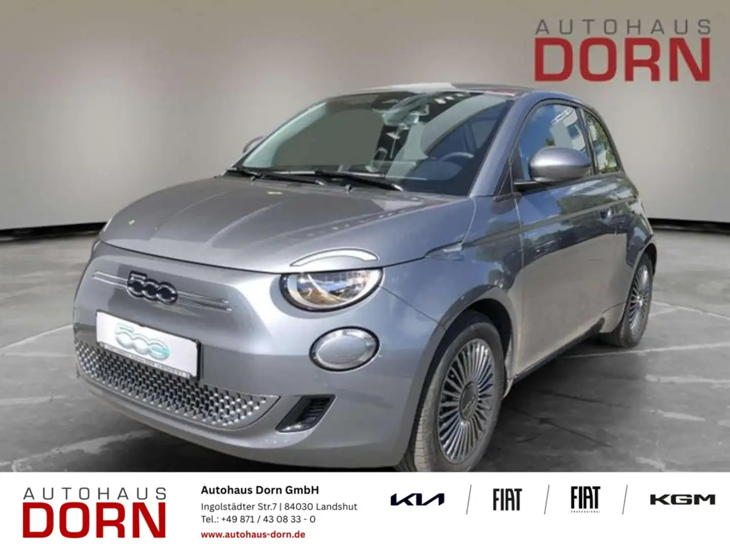 Fiat 500e Icon 43kw Navigation, Klimaautomatik Grau - 1