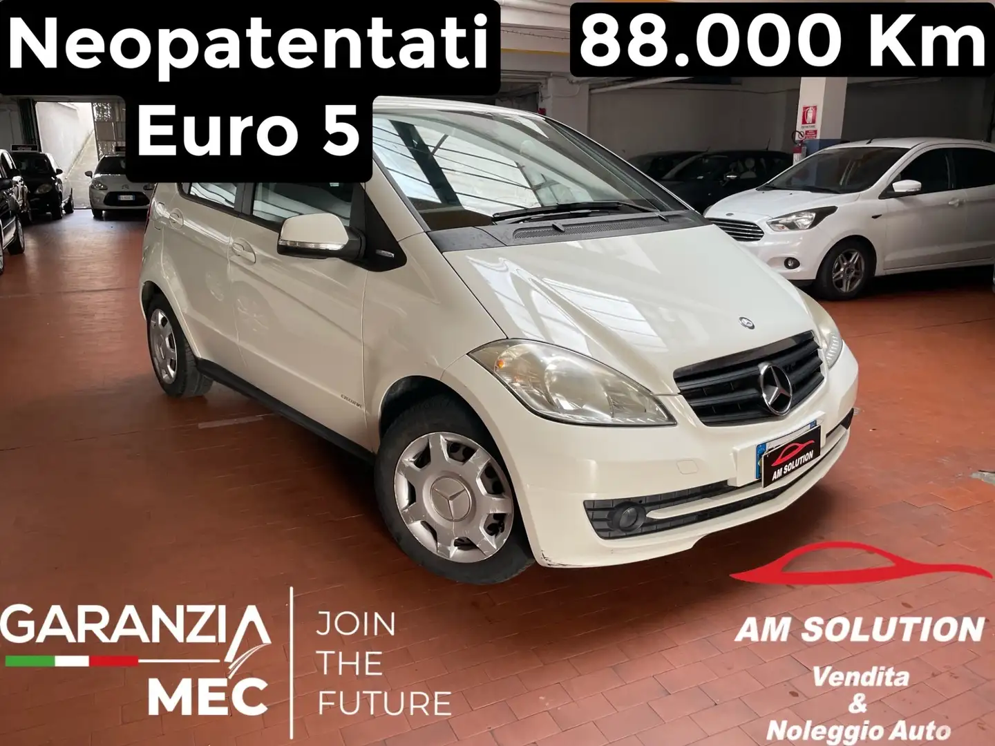 Mercedes-Benz A 160 A 160 Neopatentati Euro 5 Bianco - 1