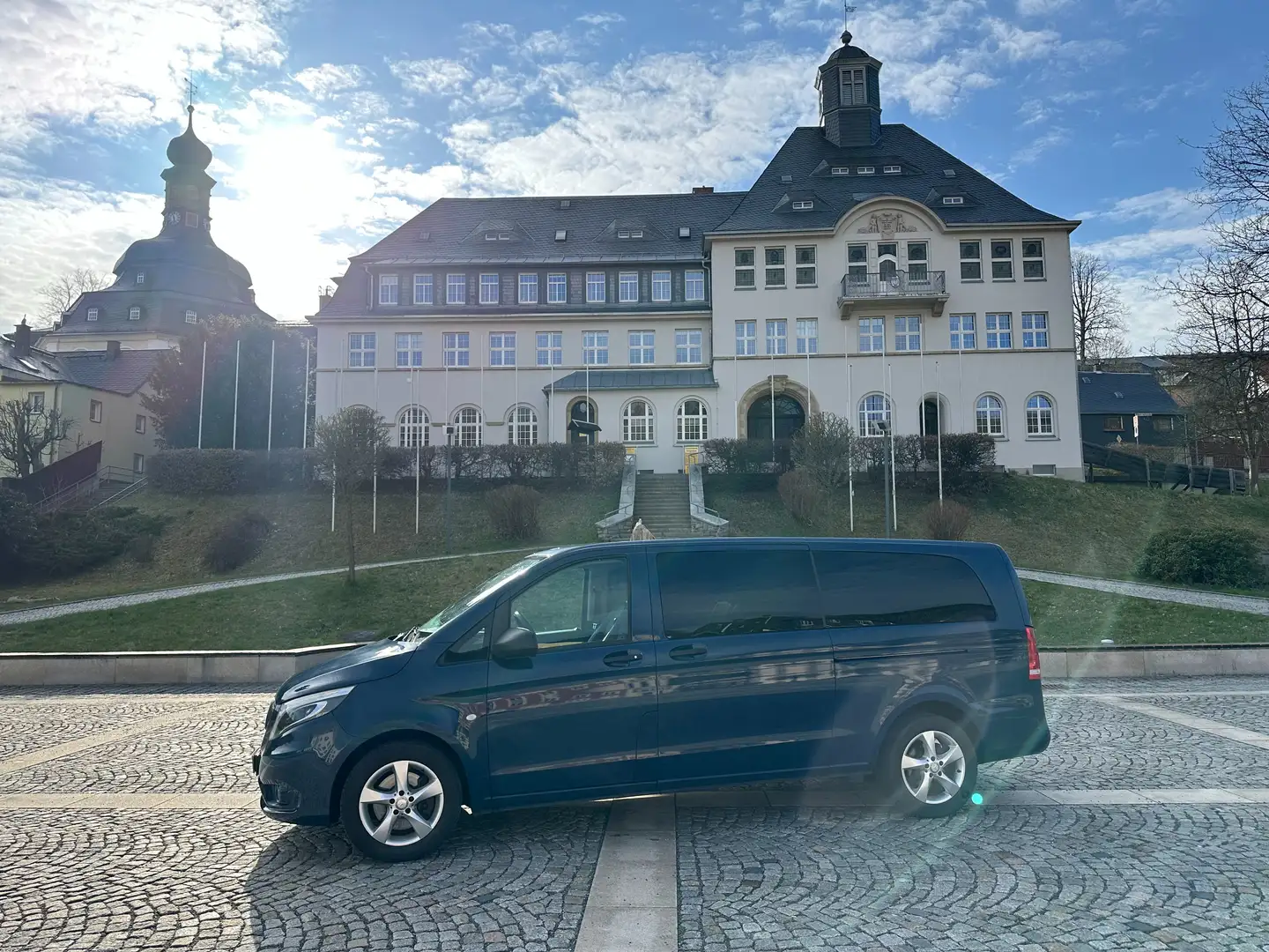 Mercedes-Benz Vito 119 CDI/BT 4MATIC extralang AHK LED TürL+R+MwSt Blau - 1