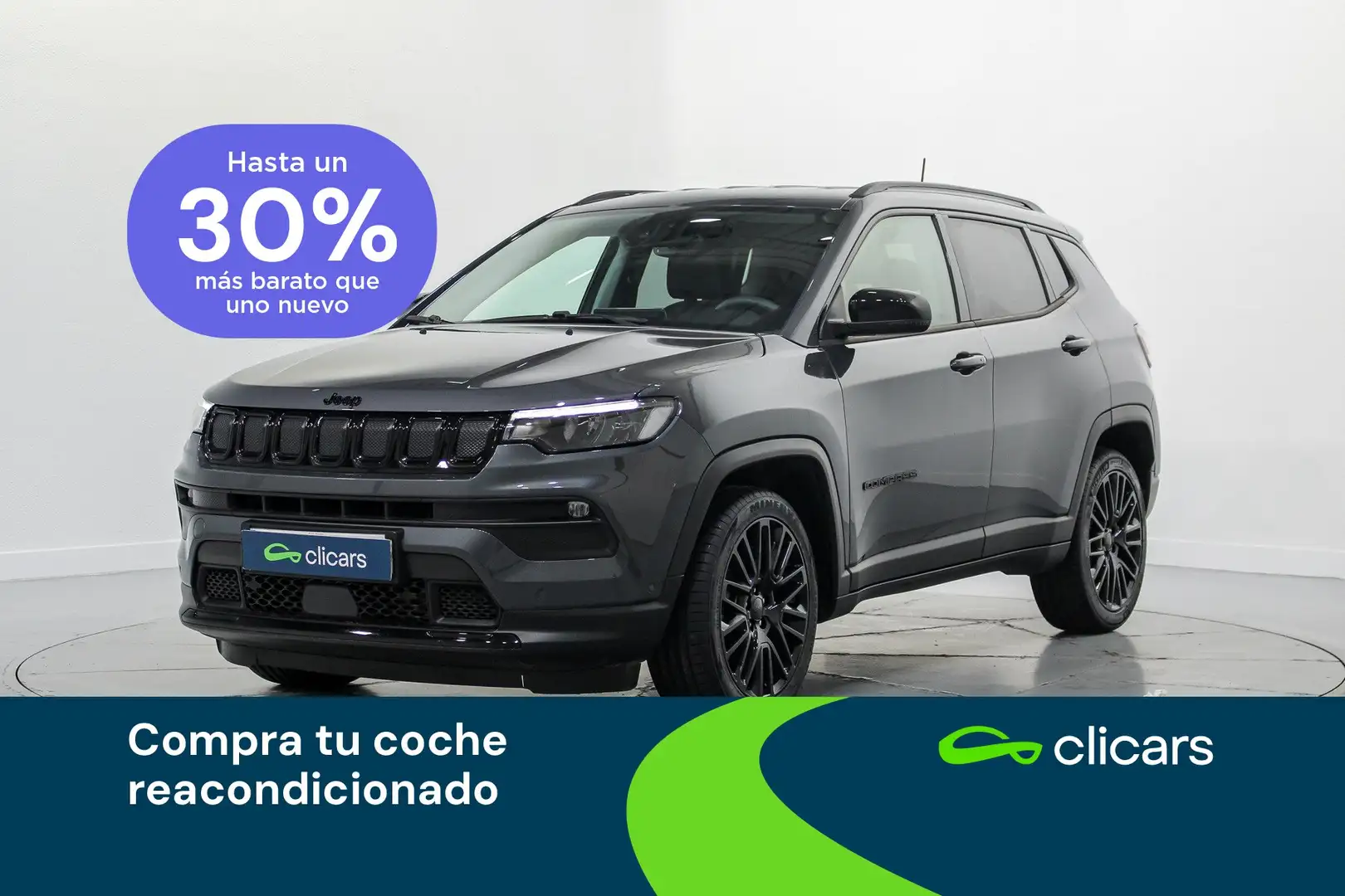Jeep Compass 1.3 Gse T4 Night Eagle 4x2 130 Gris - 1