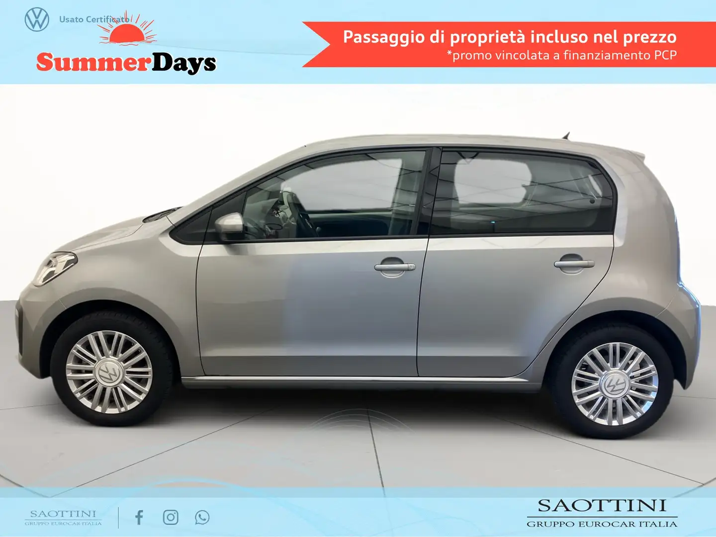 Volkswagen up! 1.0 EVO move  65 CV Grigio - 2