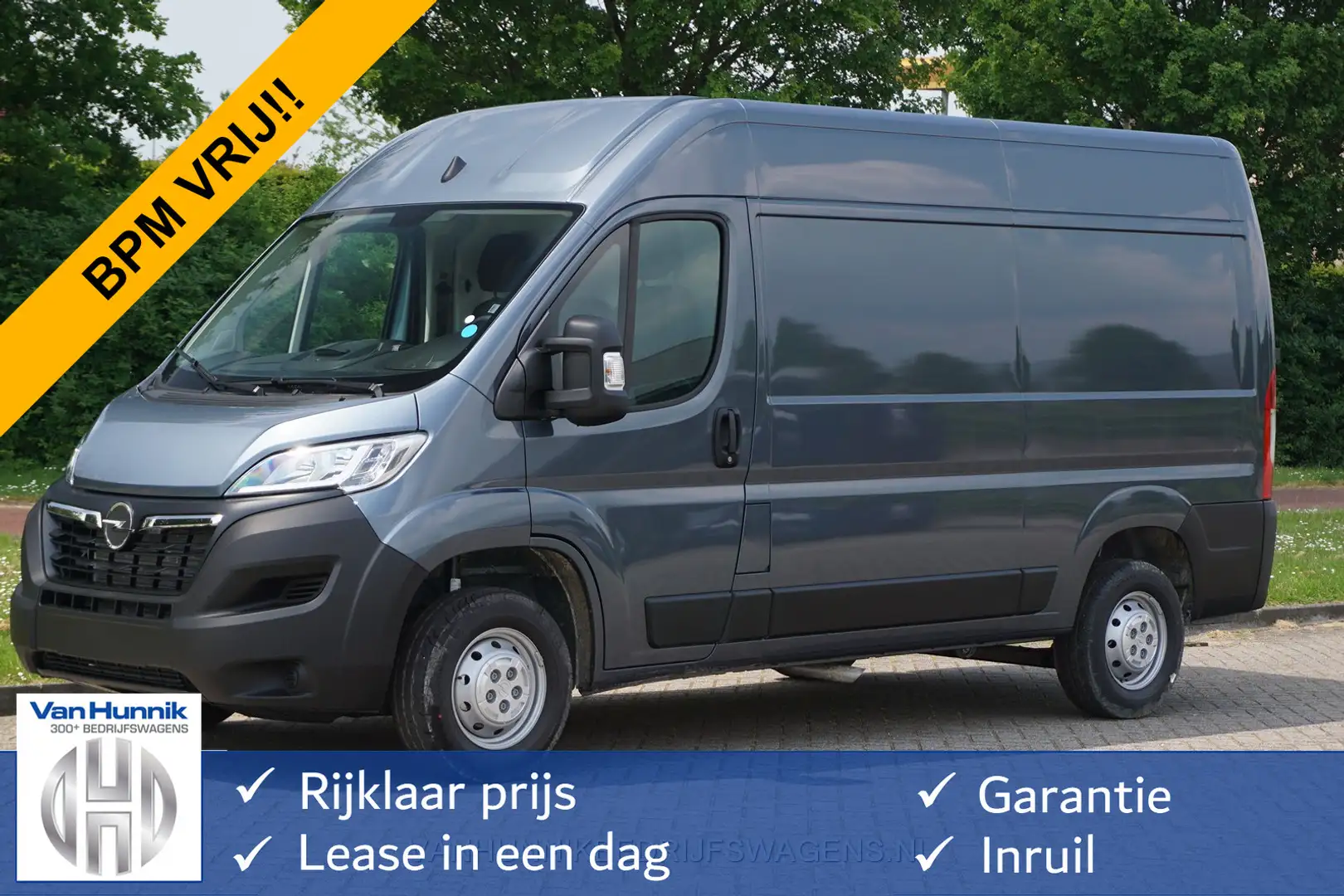Opel Movano 3500 2.2 CDTI 140PK L2H2 BPM VRIJ!! Climate, Cruis Grijs - 1