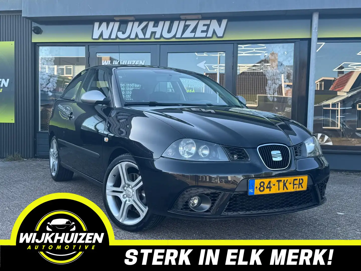 SEAT Ibiza 1.8-20V VT FR met Climate !!! 17 Inch !!! Nette au Zwart - 1