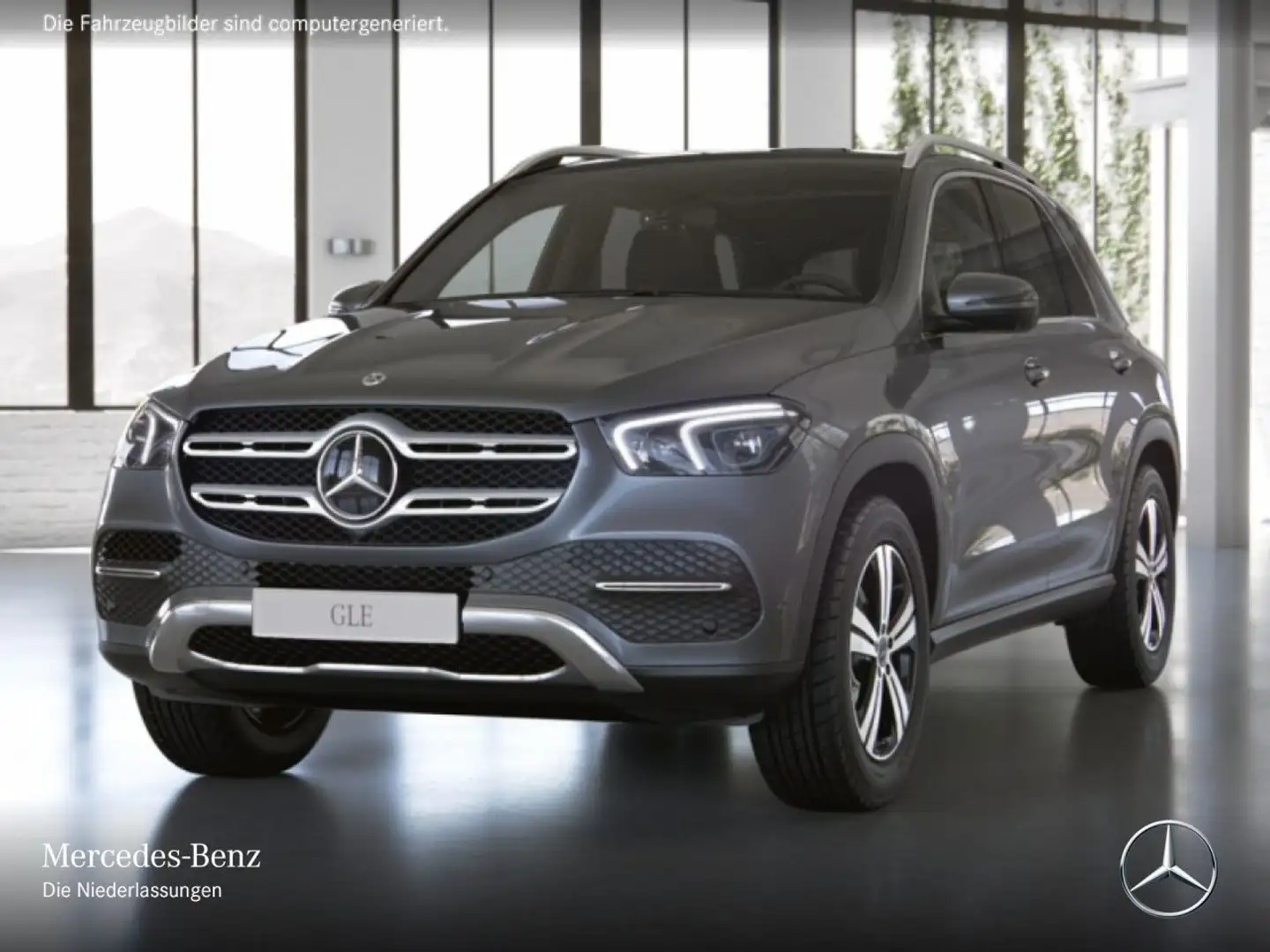 Mercedes-Benz GLE 350 d 4M EXCLUSIVE+PANO+360+AHK+MULTIBEAM+19" Grau - 2