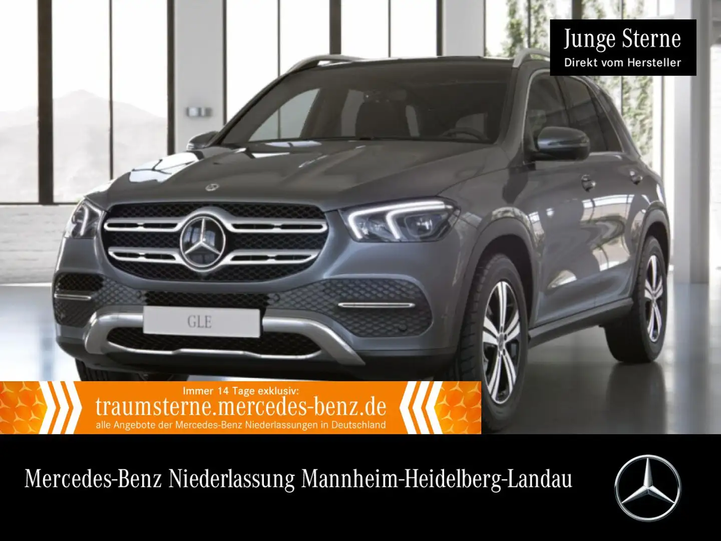 Mercedes-Benz GLE 350 d 4M EXCLUSIVE+PANO+360+AHK+MULTIBEAM+19" Grau - 1