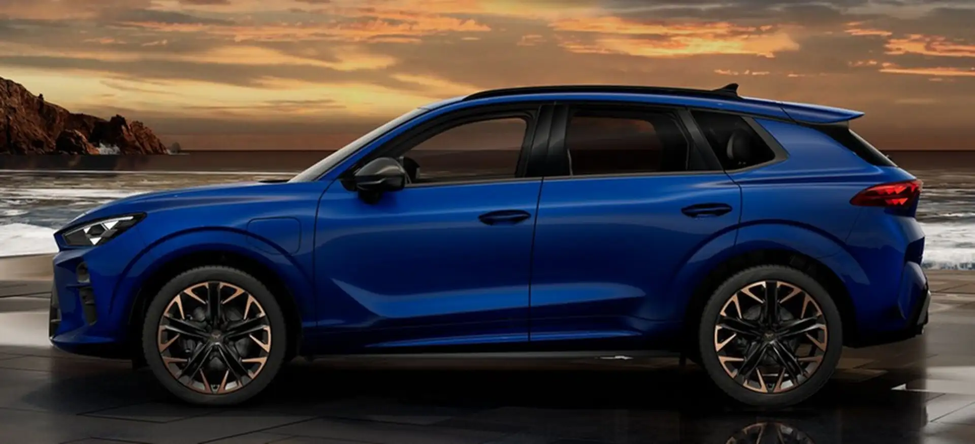 CUPRA Terramar VZ 1.5 e-Hybrid 272PS 6-Gang-DSG Intelligent Dr... Blau - 2