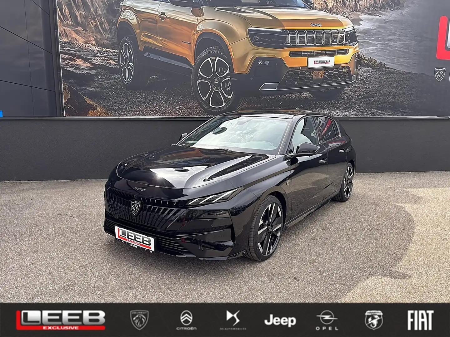 Peugeot 308 Hybrid 145 e-DSC6 GT inkl. Sensation Pack & 360... Schwarz - 1