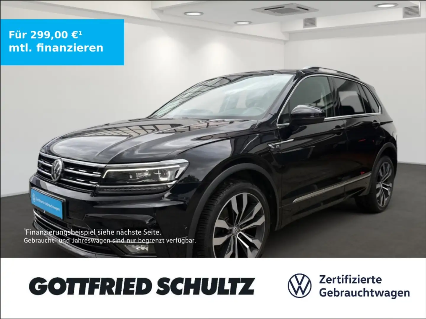 Volkswagen Tiguan 2.0 TDI DSG 4M NAV PANO KAMERA Highline R-Line AHK Schwarz - 1