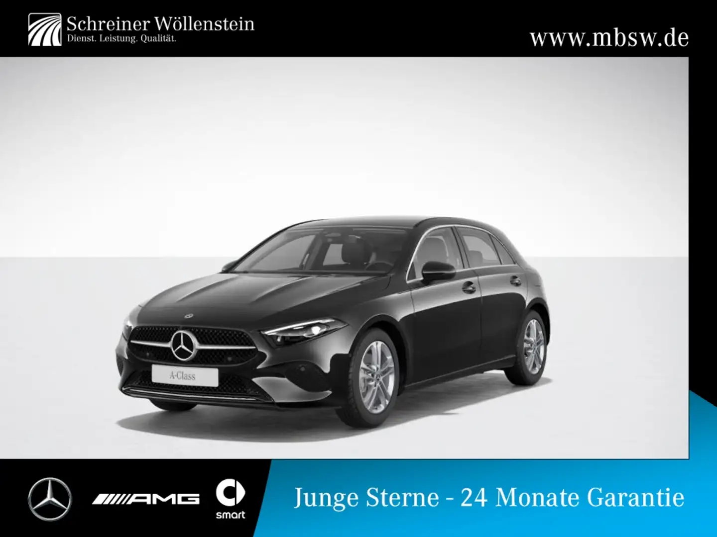 Mercedes-Benz A 200 PROGRESSIVE*MBEAM*KAMERA*SHZ*TOTWINKEL*PDC Schwarz - 1
