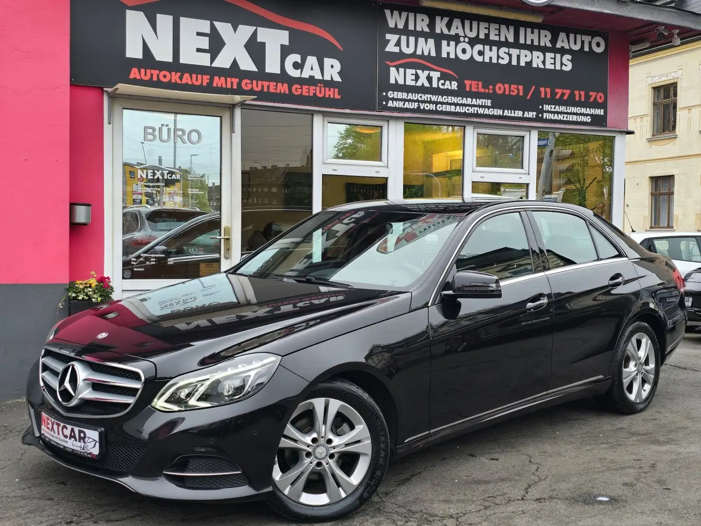 Mercedes-Benz E 220 E 220 CDI Avantgarde|9G-tronic|Navi|Leder Nero - 1