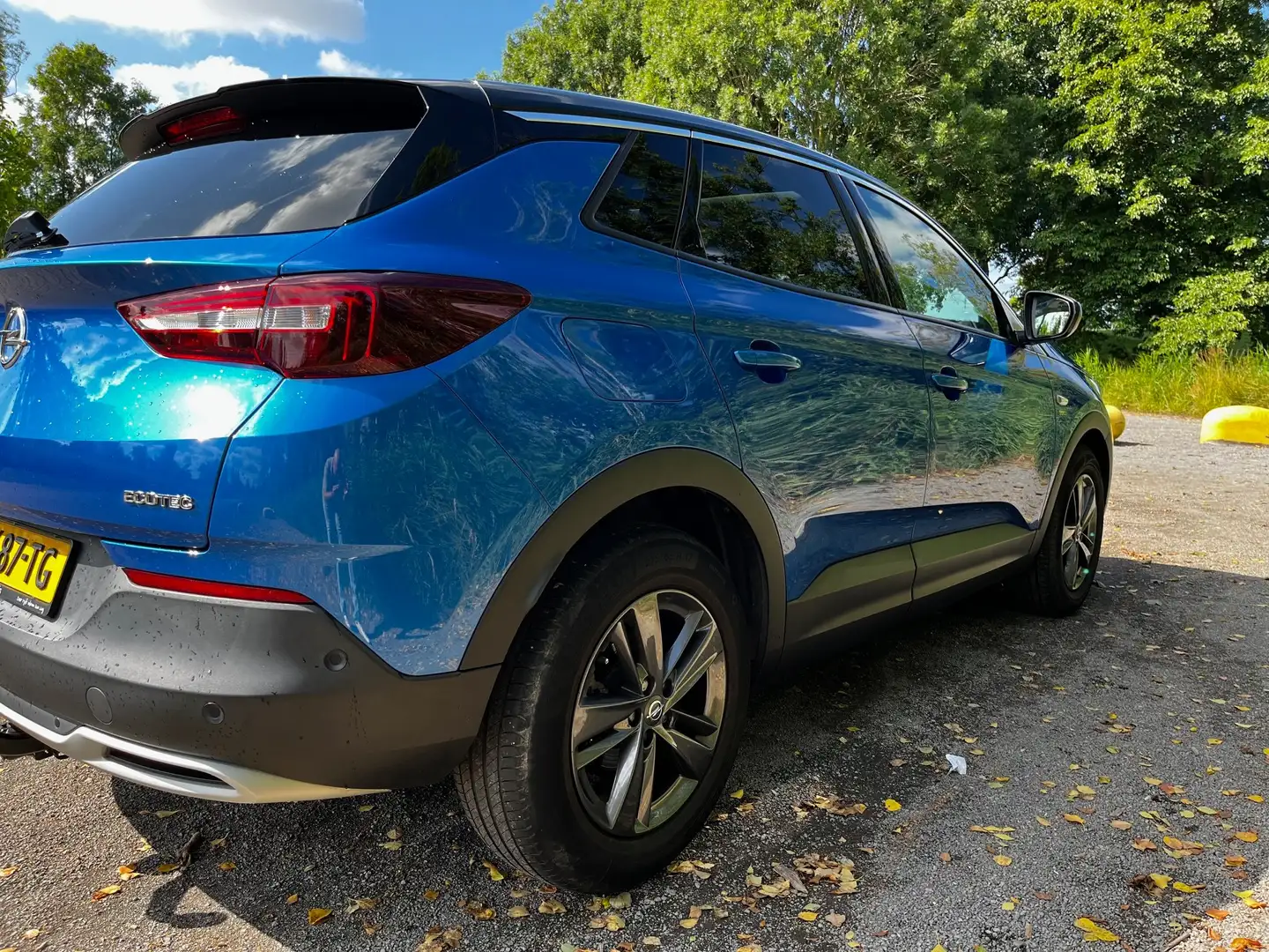 Opel Grandland X Grandland X 1.2 Turbo Edition 2020 Blauw - 2
