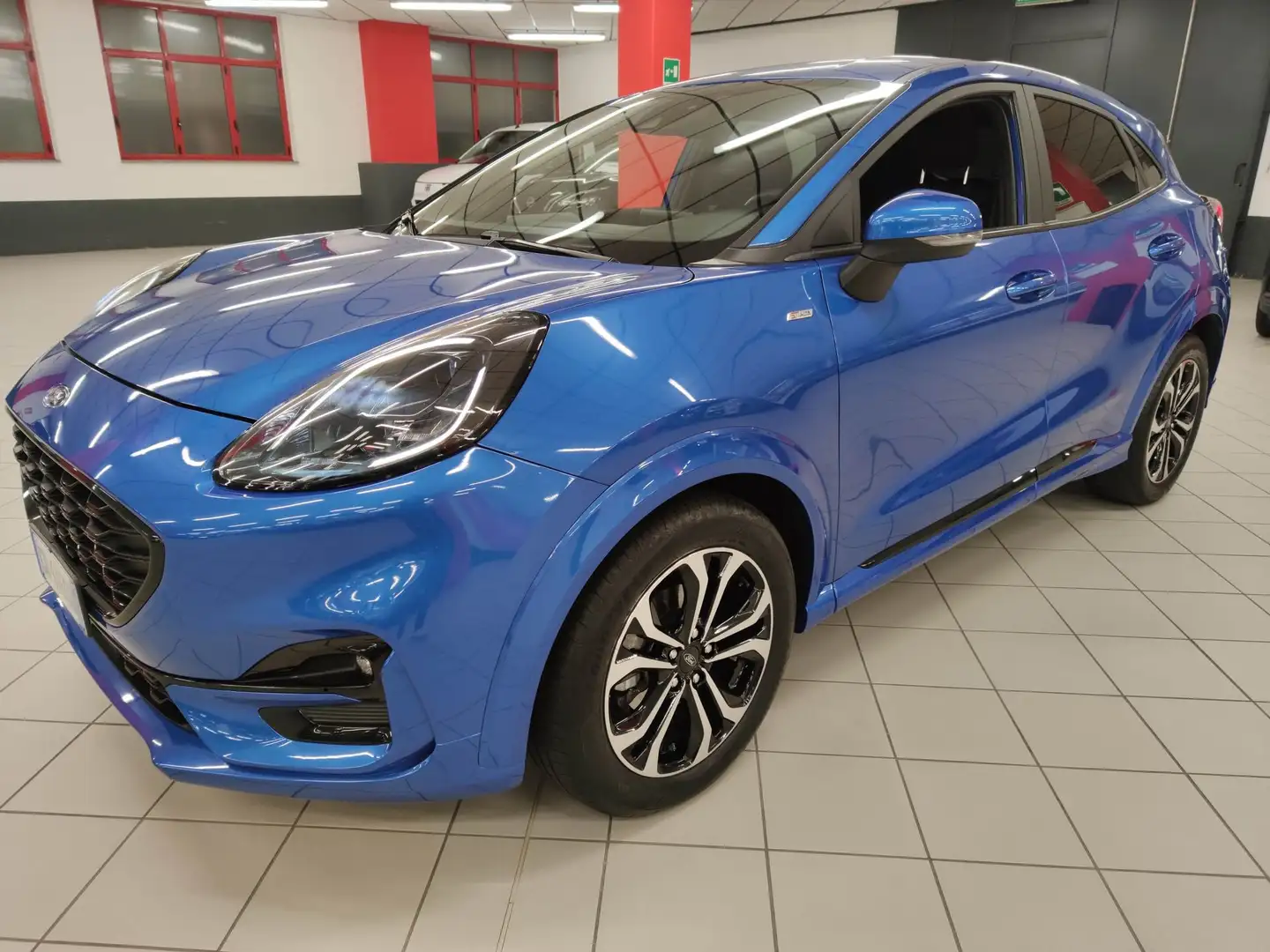 Ford Puma 1.0 125cv Hybrid S&S ST-Line + Car Play "SUPER PR Bleu - 1
