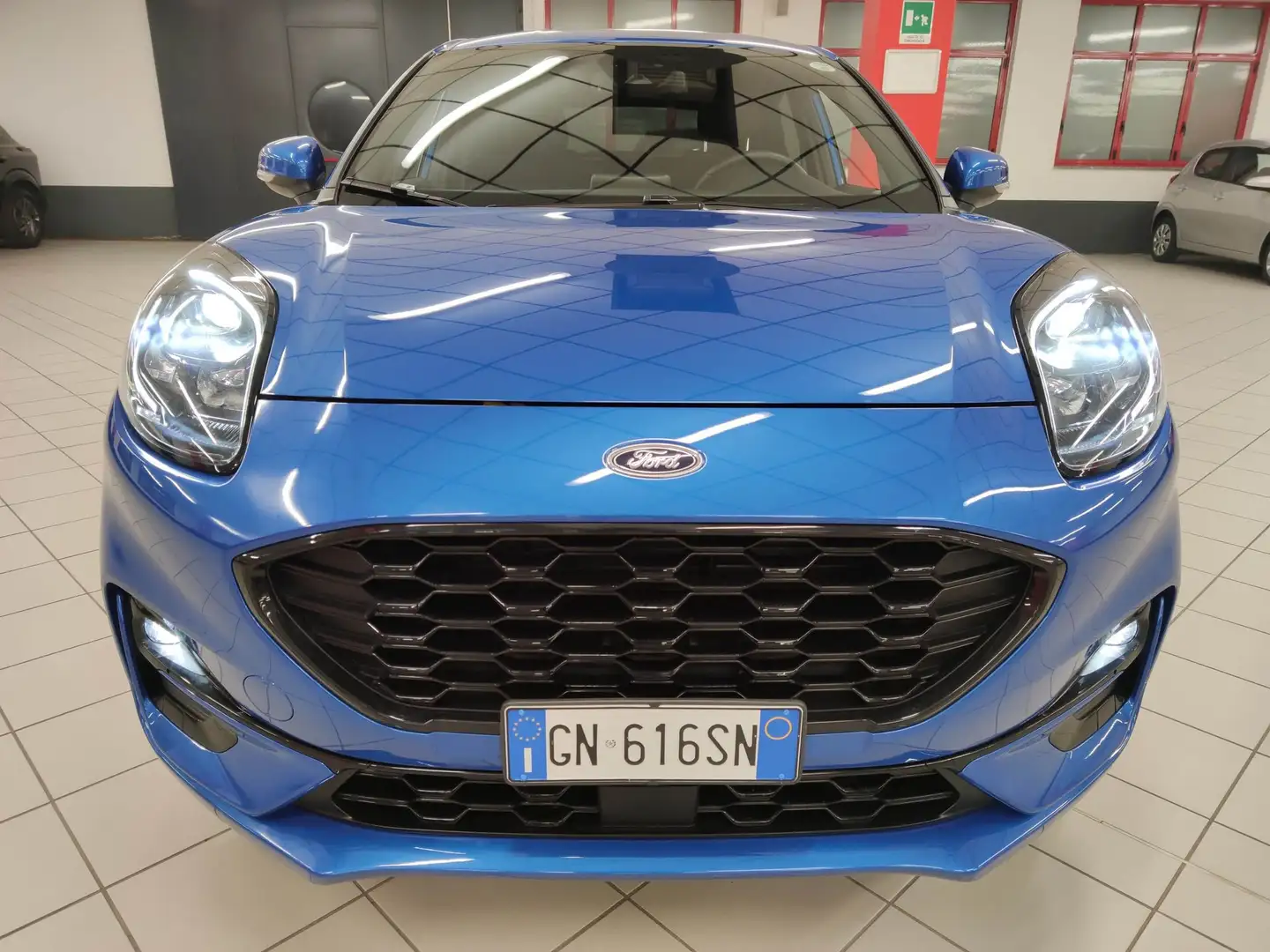Ford Puma 1.0 125cv Hybrid S&S ST-Line + Car Play "SUPER PR Bleu - 2
