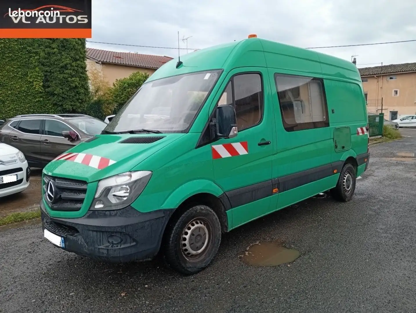 Mercedes-Benz Sprinter Mercedes 313 CDI 130cv Année 2015 7 places Crit'ai Vert - 2