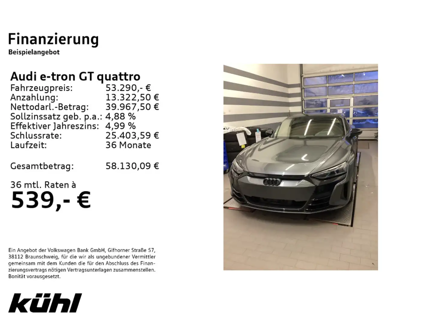 Audi e-tron GT Allradlenkung,LM21,Bang&Olufse Grau - 2