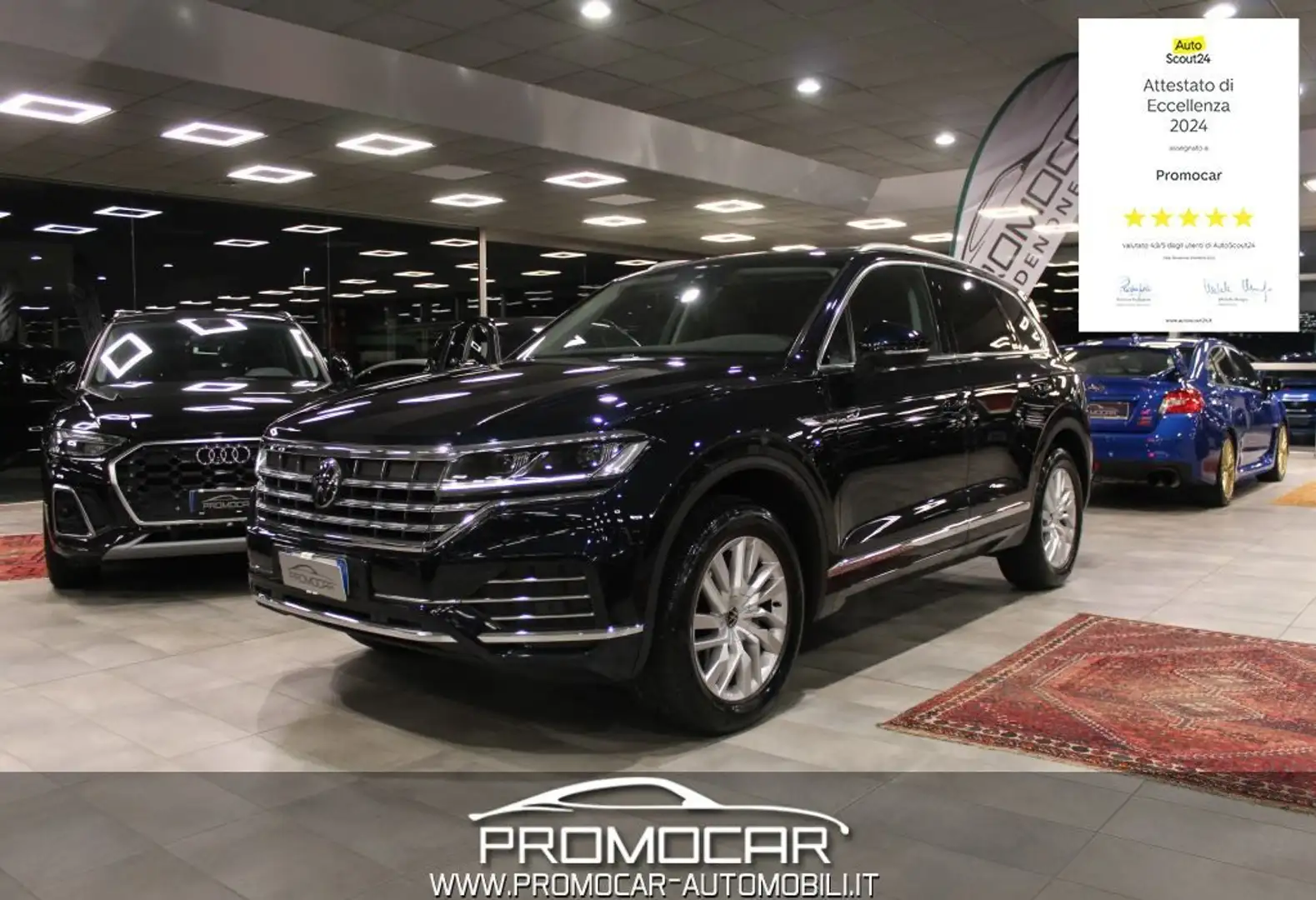 Volkswagen Touareg 3.0 V6 TDI 286 CV SCR ELEGANCE *UNIPROP*TETTO* Blauw - 1