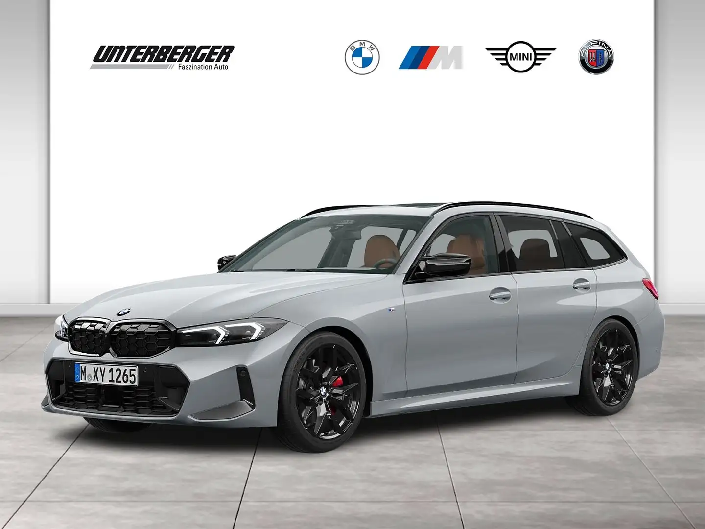 BMW 340 M340d xDrive Touring Standhzg AHK ACC 360° Pano HU Grau - 1