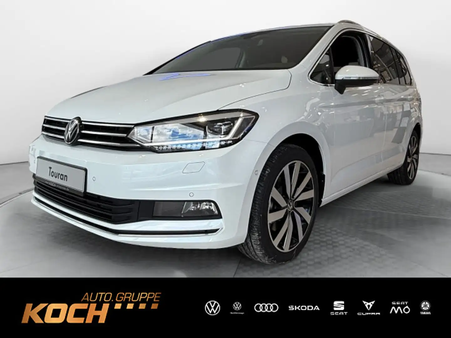 Volkswagen Touran 2,0TDI Highline DSG Kamera AHK LED Weiß - 1