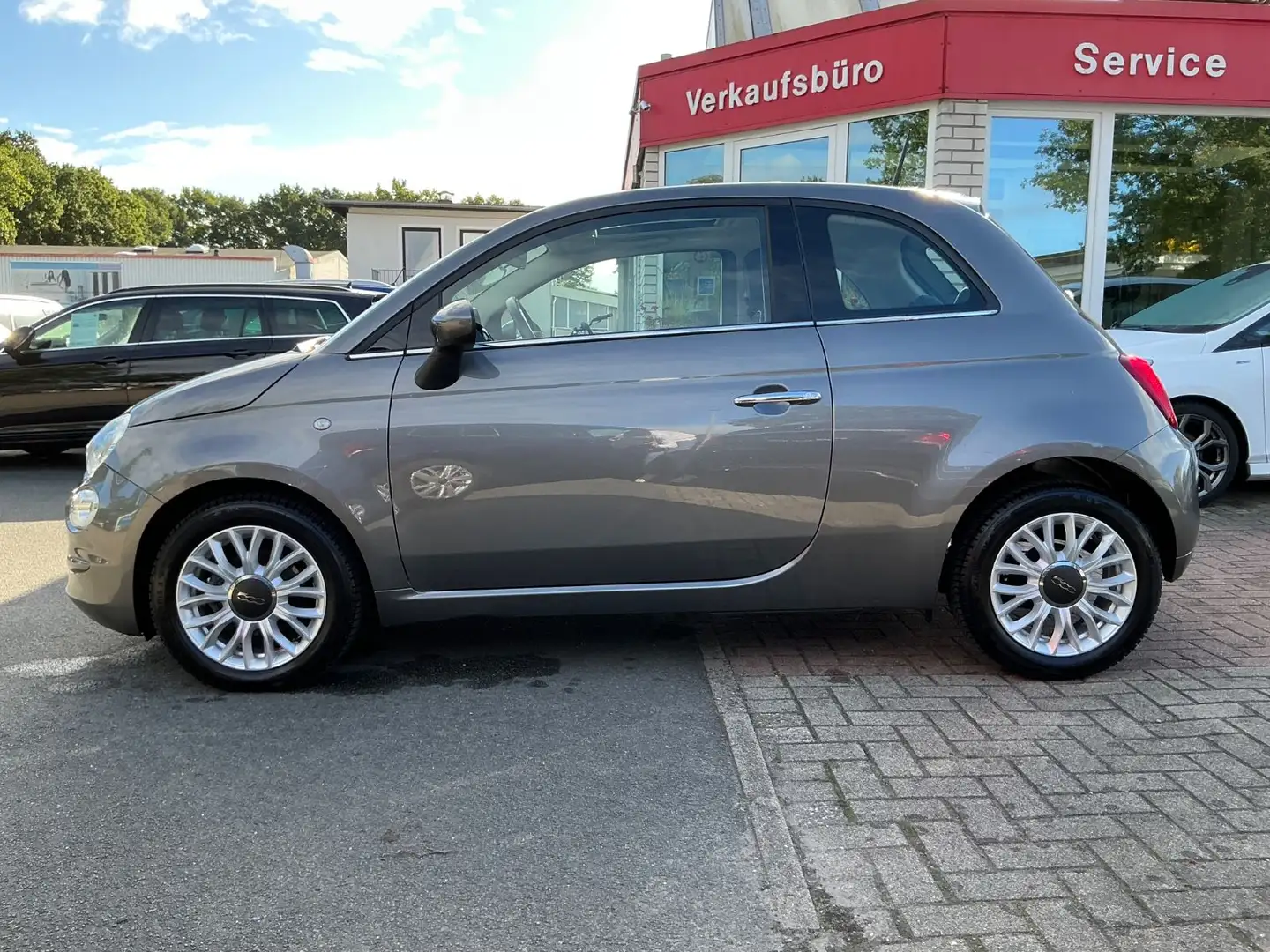 Fiat 500 0.9 TwinAir BT PANO Tempomat Grau - 2