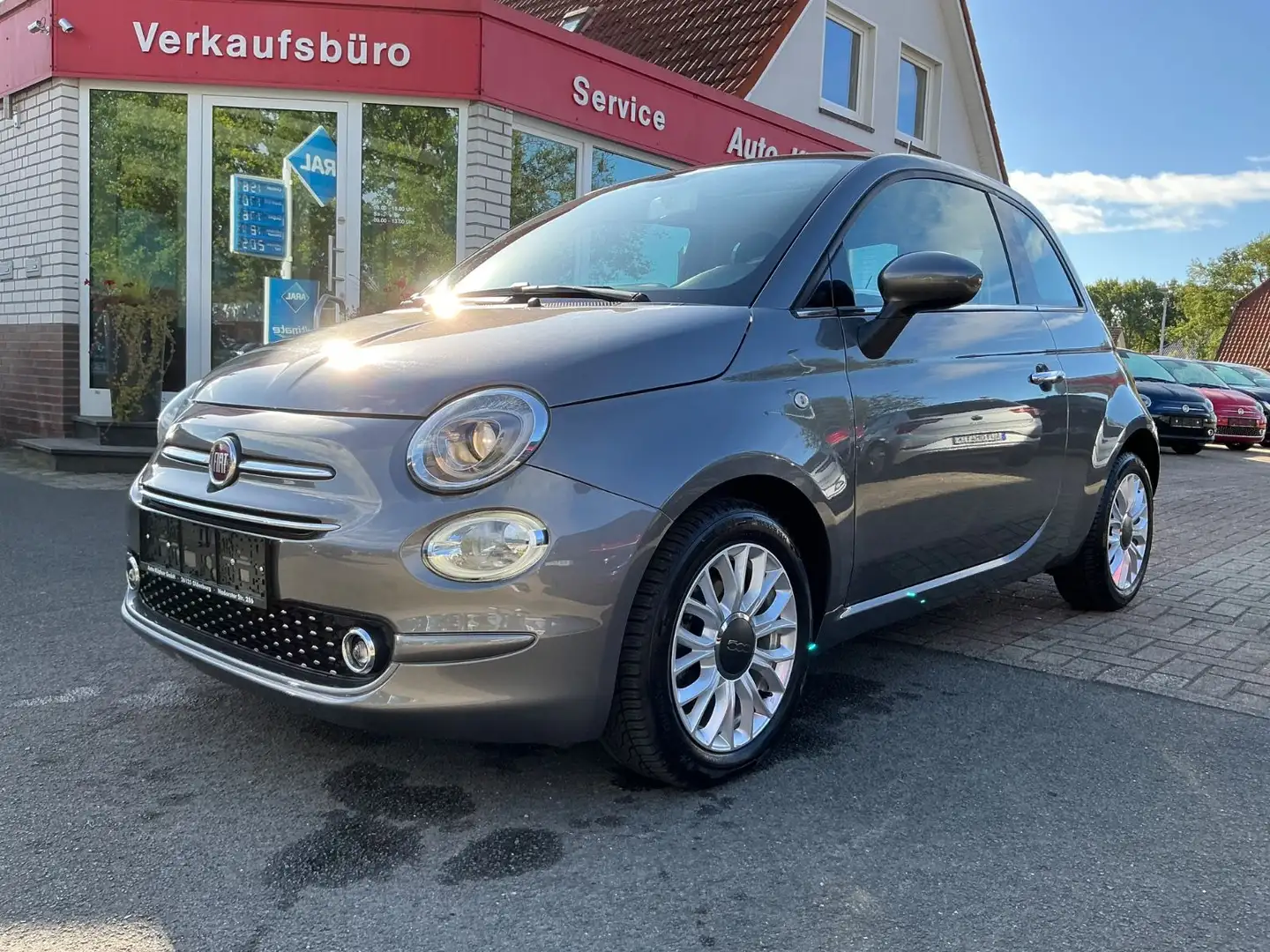 Fiat 500 0.9 TwinAir BT PANO Tempomat Grau - 1