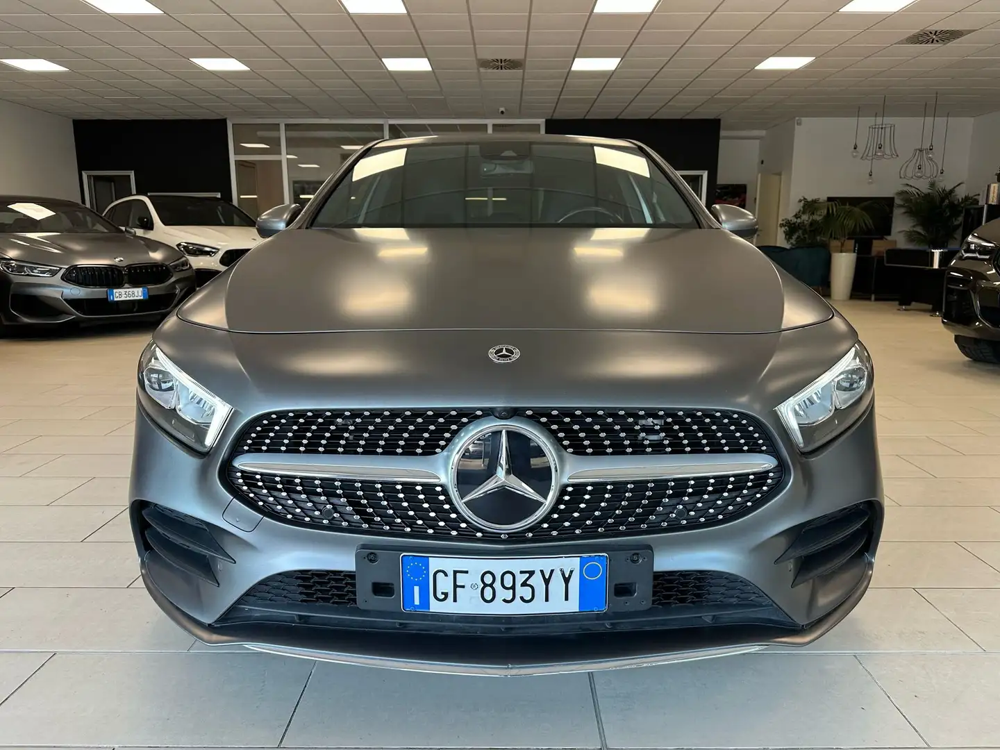 Mercedes-Benz A 200 d Premium Plus Uff. Italiana Unico Proprietario Grigio - 2