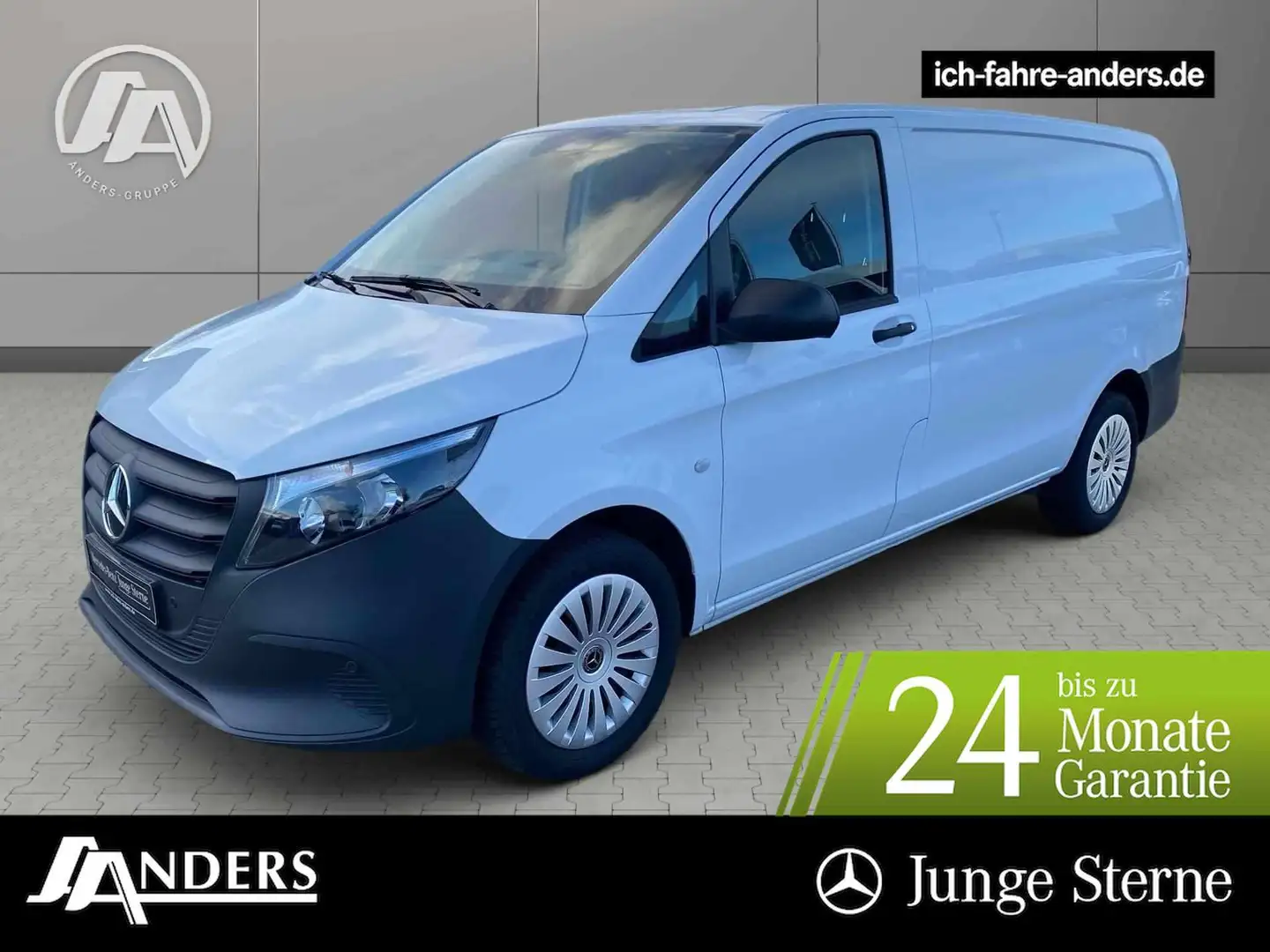 Mercedes-Benz Vito 116 Kasten Lang MOPF*Klima*Tempomat*MBUX* Weiß - 1