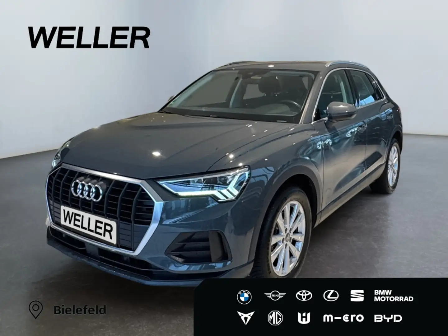 Audi Q3 35 TDI S tronic *LED*Virtual*AHK*Navi*SHZ*PDC* Grau - 1