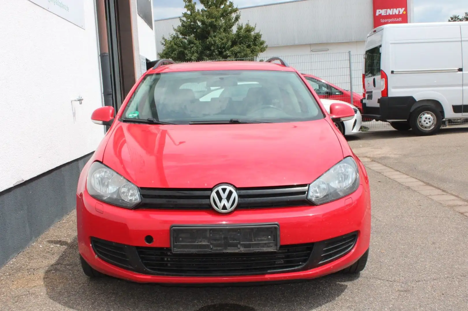 Volkswagen Golf VI 1.6 TDI Variant Klima SHZ Rot - 2