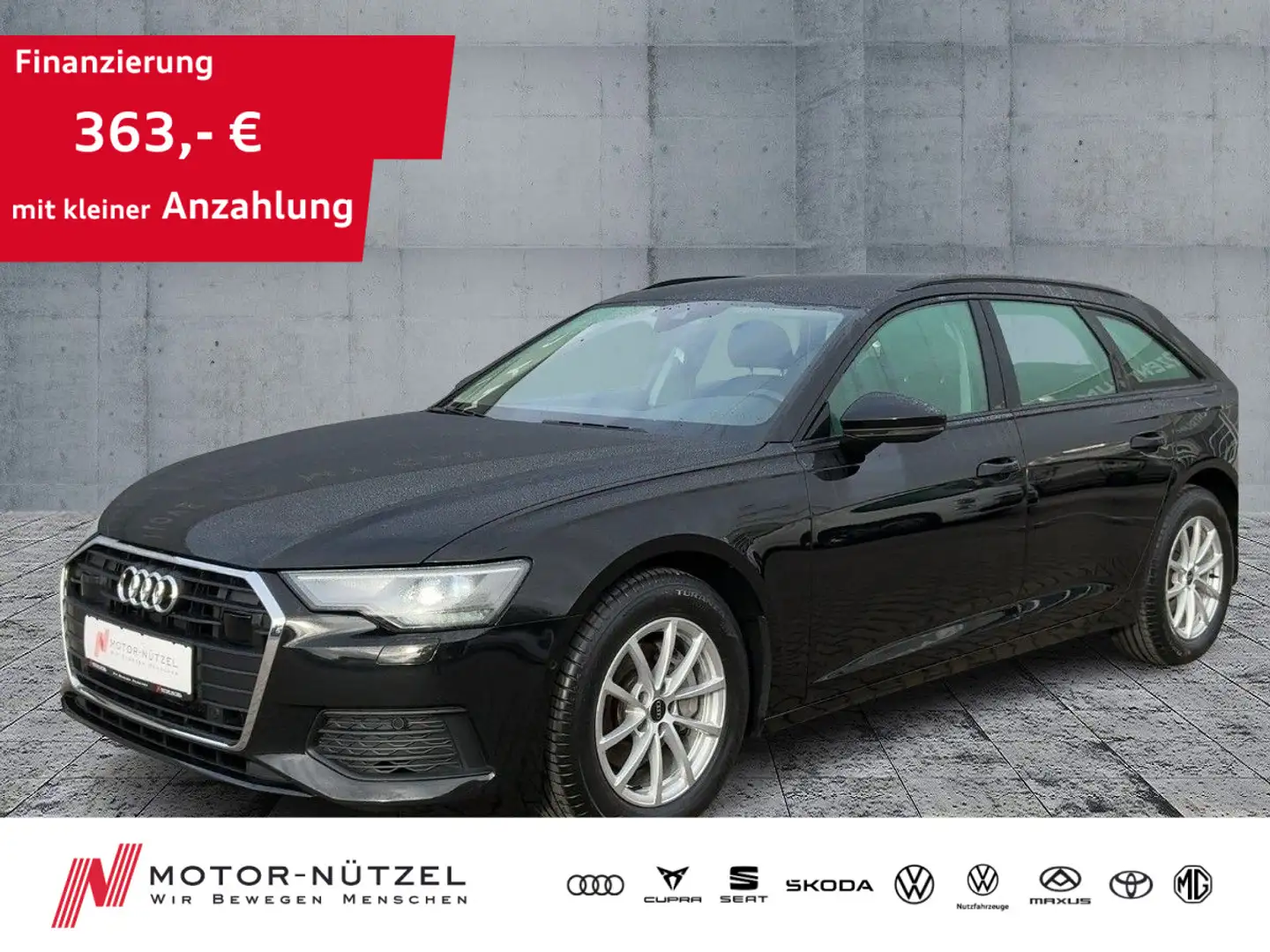 Audi A6 35 TDI S-TR LED+NAVI+RFK+ACC+AHK+SHZ Schwarz - 1
