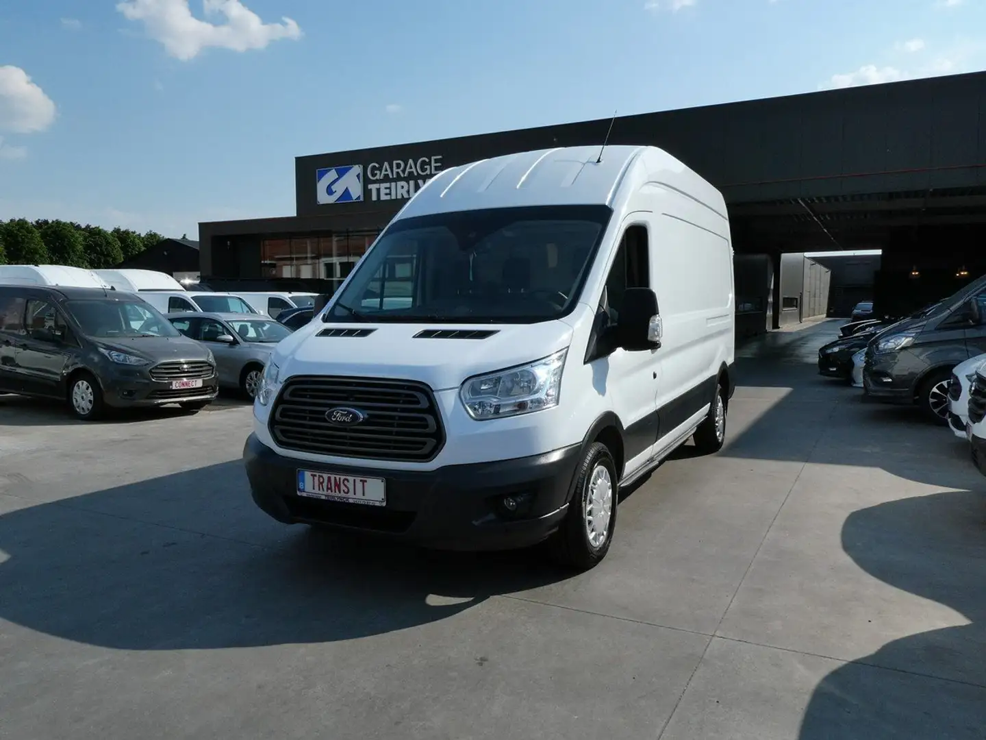 Ford Transit 2T L3-H3 2.2 TDCi 155pk 3 pl '14 224000km (66521) Blanco - 1