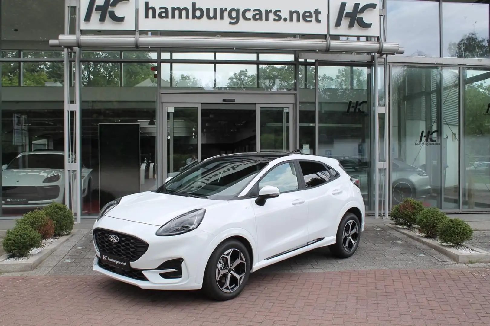 Ford Puma ST-Line EcoB Hyb AHK Pano WinterPaket Weiß - 2