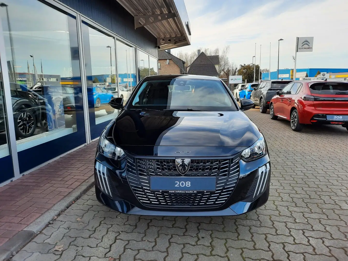 Peugeot 208 Style  KLIMA  BT  GRA  SH  PDC Schwarz - 1