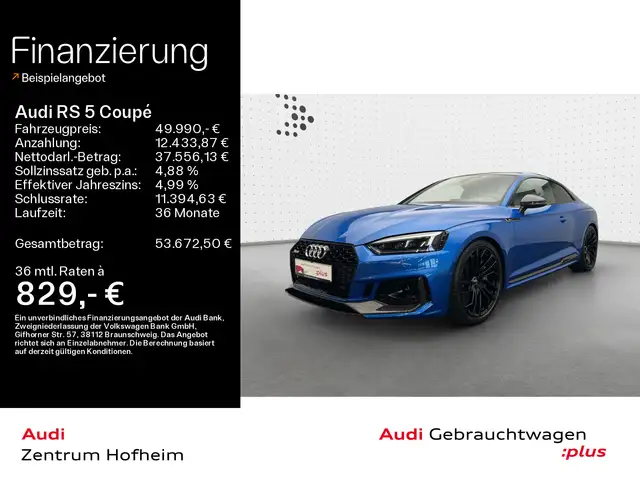 Audi RS5 TFSI qu tip*B&O*Keramik*280 km/h*Dyna
