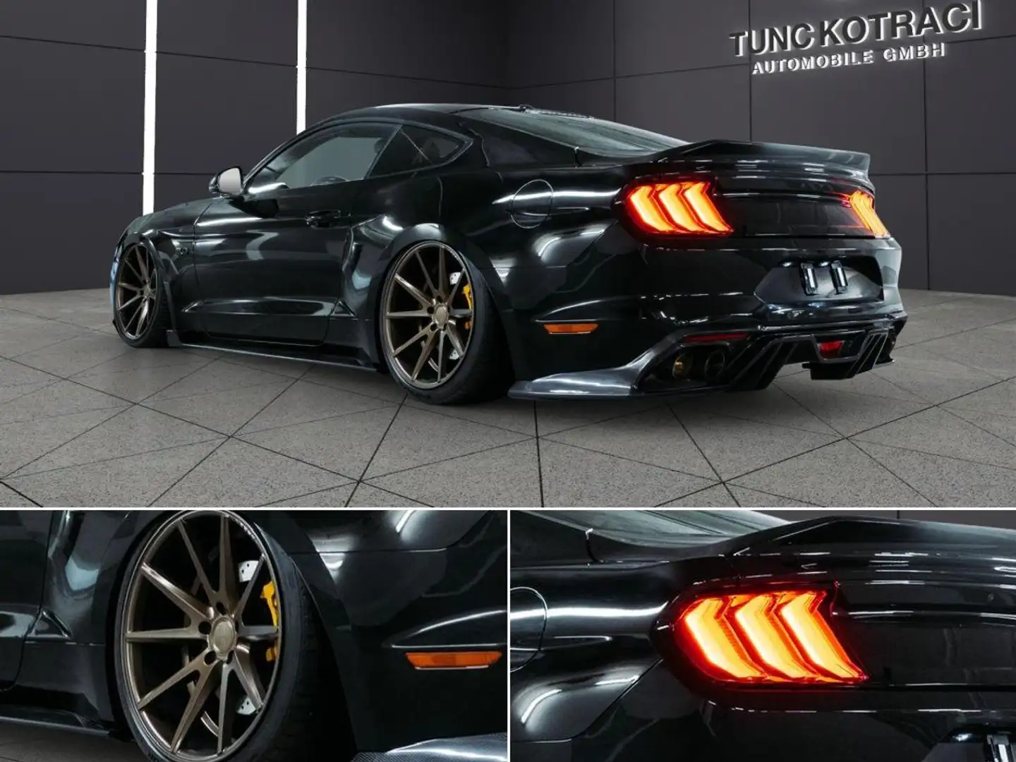Ford Mustang GT 5.0|KÄFIG|AIRLIFT|UNIKAT|SONDERSTÜCK+ Schwarz - 2