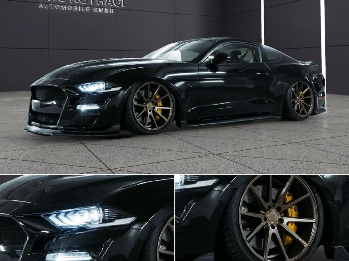 Ford Mustang GT 5.0|CARBON|AIRLIFT|USA|LEDER|VOSSEN++ Schwarz - 1