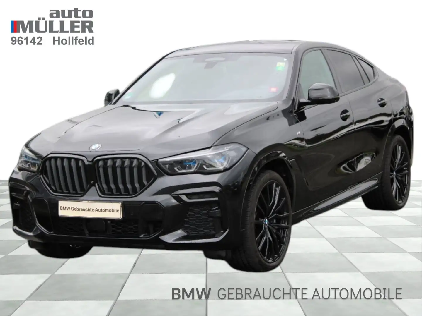 BMW X6 xDrive40d M M Sportpaket Head-Up HK HiFi DAB Noir - 1