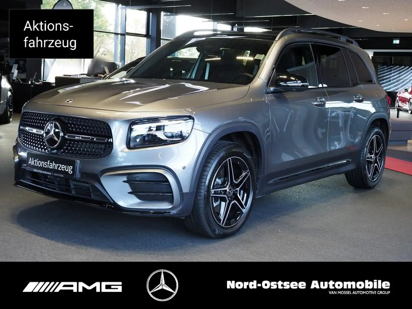 Mercedes-Benz GLB 200 d AMG NIGHT PANO KEYLESS AHK MULTIBEAM Grau - 1