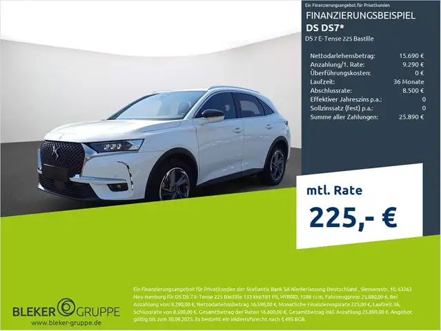 DS Automobiles DS 7 E-Tense 225 Bastille