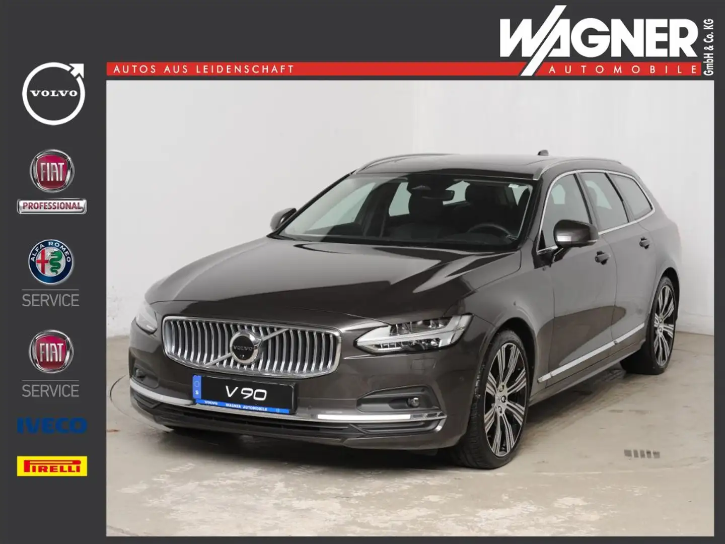 Volvo V90 B4 D Ultimate Bright *AHK * Standheizung * 360°* Grey - 1