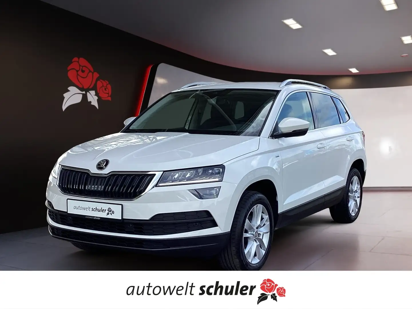 Skoda Karoq 1,0 TSI Clever Navi Weiß - 1