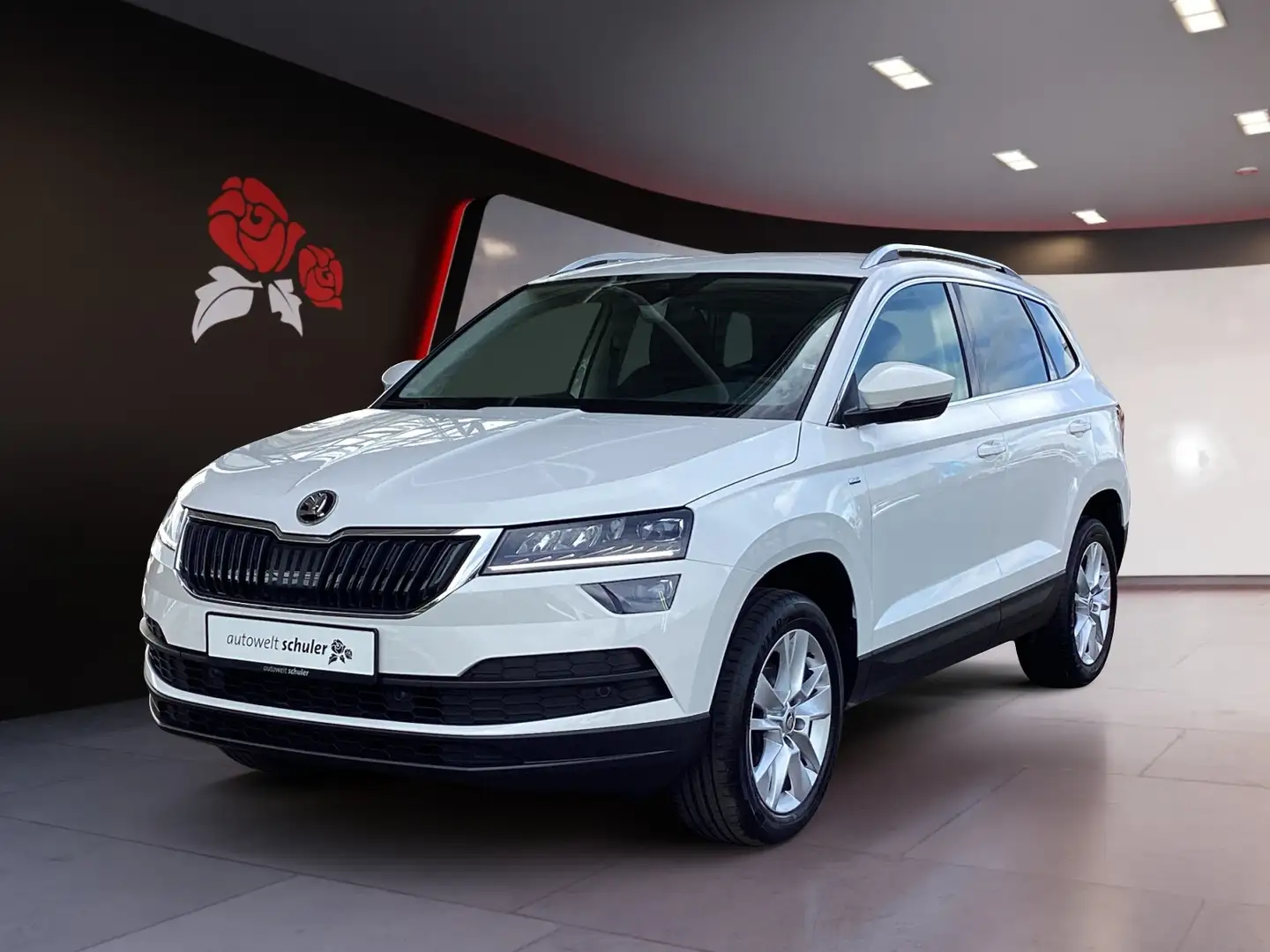 Skoda Karoq 1,0 TSI Clever Navi Weiß - 2